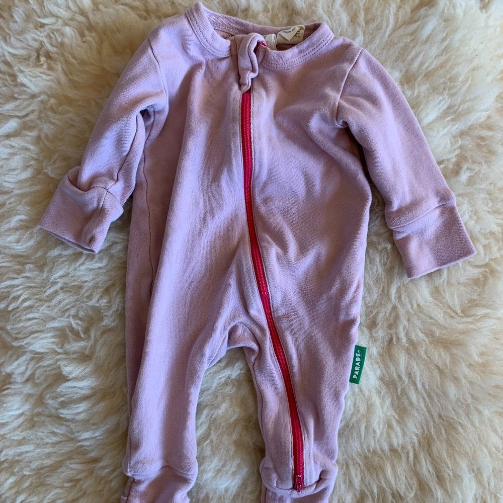 Parade Organics 2-Way Zipper Romper Long Sleeve